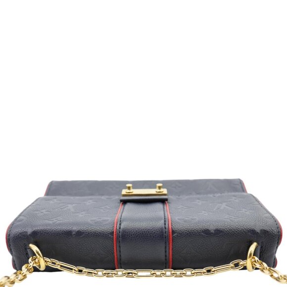 Louis Vuitton  Saint Sulpice PM Empreinte Leather Crossbody Bag Navy Blue - Picture 5 of 16